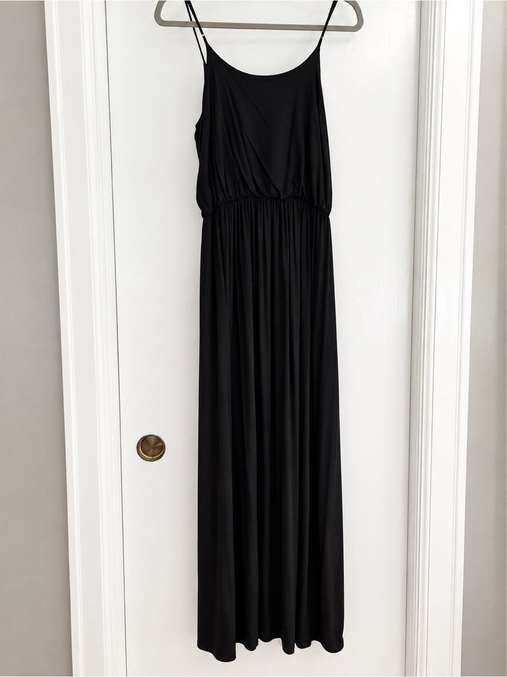 Lush Black Spaghetti-Strap Maxi Dress - Picture 3 of 5